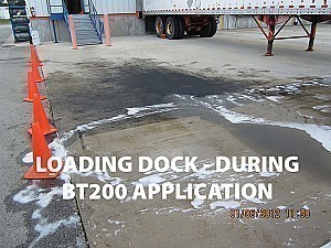LOADING DOCK - DURING CLEANING
