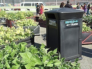 Ideal Shield Clean N' Green Trash & Recycling Can