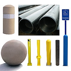 Concrete and Steel Pipe Bollards