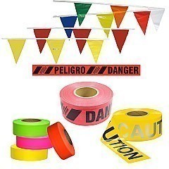 Flag Tape - Caution Tape - Pennant Flags