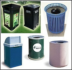 Trash Cans & Recycle Bins