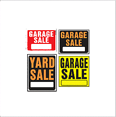 Yard / Garage Sale Signs