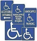 OTHER HANDICAP PARKING SIGNS - Various Sizes x 0.080 Thick