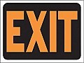 Plastic  EXIT Signs - 12" x 9" Hy-GLO