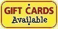 12" x 6" x 0.080 Aluminum Sign:  GIFT CARDS AVAILABLE