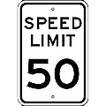 Alum SPEED LIMIT Signs   |   Various Sizes x 0.080 Thick - R2-1 (Various Speeds)