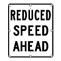 Lighted REDUCE SPEED AHEAD Signs - Various Sizes