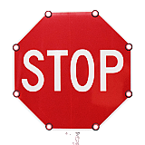 Lighted Roadway Signs - STOP Sign