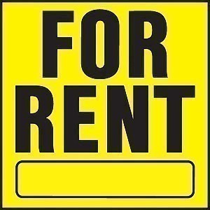 HD Plastic FOR RENT Signs - 11" x 11"