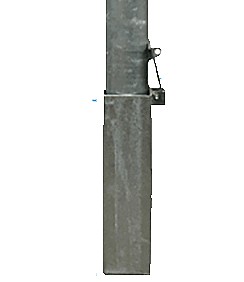 Removable Pipe Bollard Assembly (Uninstalled)