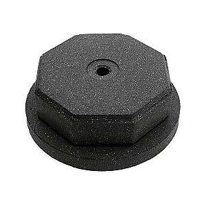 Recycled Rubber Octagon Base and Post System - TCT