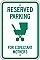 12" x 18" x 0.080 Aluminum Sign: RESERVED PARKING FOR EXPECTANT MOTHERS