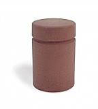 Concrete Cylinder Bollard with 1 Reveal - SMALL